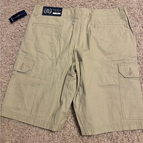 NWT Club Room Cargo Short Size 34 Patrol Khaki - Picture 2 of 5